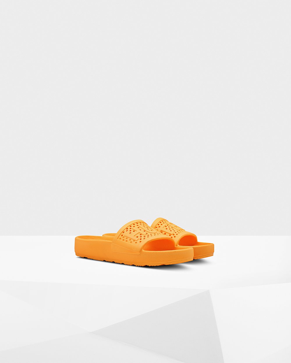 Womens Hunter Slides Orange - Original Lightweight Moulded - 2891730-SQ